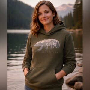 The North Face Forest Green Hoodie